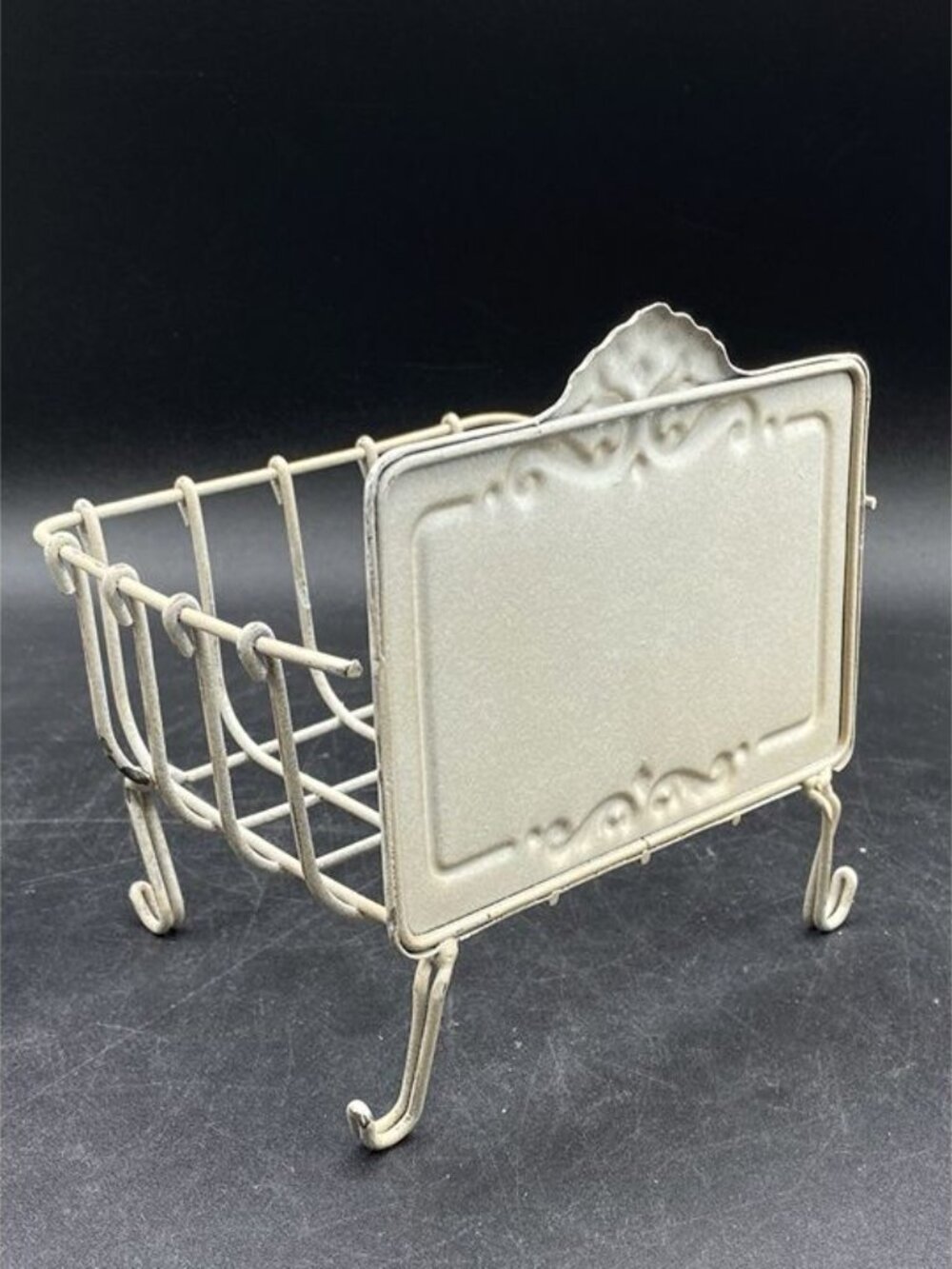Soap Metal Wall Hanging Rack Dish Shabby Chic Farmhouse - Picture 11 of 11